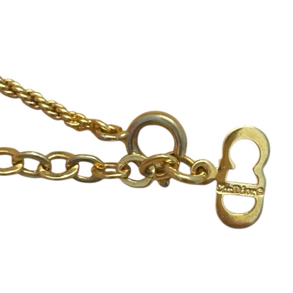Dior Vintage Gold Chain Necklace with CD Pendant - Picture 3 of 3